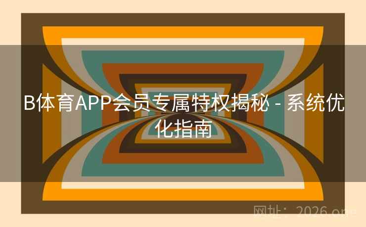 B体育APP会员专属特权揭秘 - 系统优化指南
