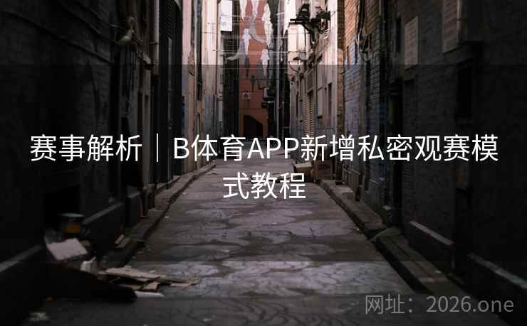赛事解析|B体育APP新增私密观赛模式教程