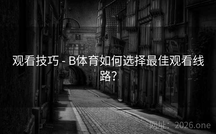 观看技巧 - B体育如何选择最佳观看线路?