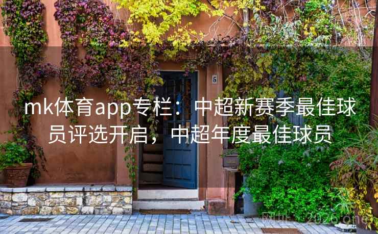 mk体育app专栏:中超新赛季最佳球员评选开启,中超年度最佳球员