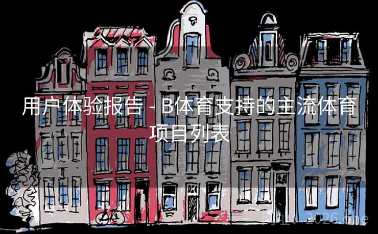 用户体验报告 - B体育支持的主流体育项目列表